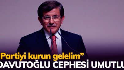 Davutoğlu cephesi umutlu