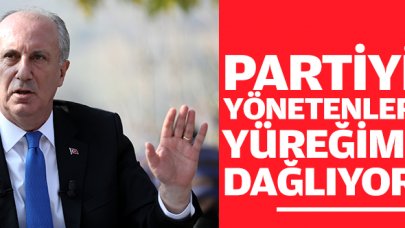 Partiyi yönetenler ciğerimi dağlıyor