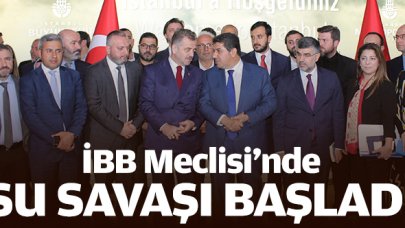 İstanbul'da su savaşı başladı