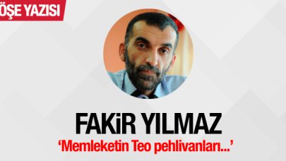 Memleketin Teo pehlivanları...