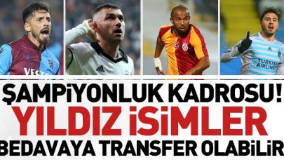 Süper Lig'de sözleşmesi sona erecek futbolcular (2019-2020)