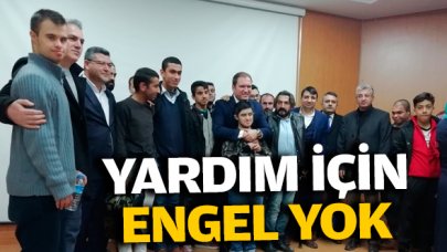 Yardım için engel yok