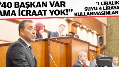 40 başkan var icraat yok!