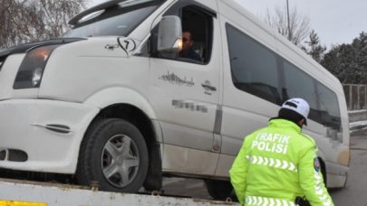 395 okul servisi trafikten men edildi