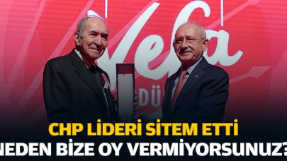 Neden bize oy vermiyorsunuz?