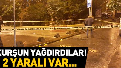 Motorlu saldırganlar kurşun yadğırdı: 2 yaralı