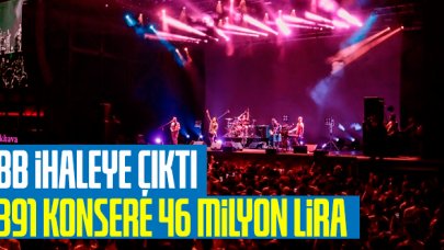 İstanbul Büyükşehir Belediyesi 1391 konser için ihalede