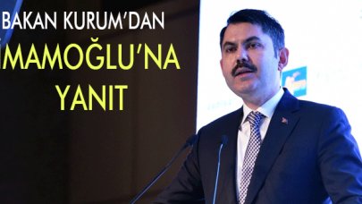 Bakan Kurum, İmamoğlu'na cevap verdi