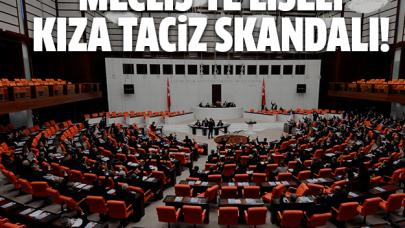 Meclis'te liseli kıza taciz skandalı