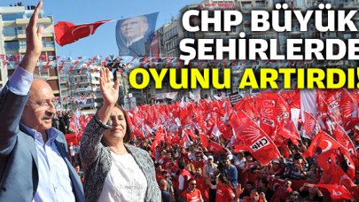 CHP büyük şehirlerde oy oranını yükseltti