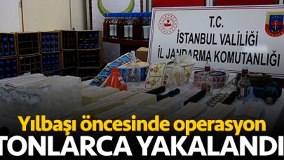 Tonlarca alkolle milyonlarca liralık vurgun planladılar! İstanbul'da sahte içki operasyonu