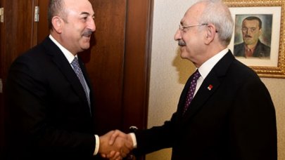 Çavuşoğlu'ndan, Kılıçdaroğlu'na 'tezkere' ziyareti