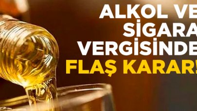 Alkol ve sigara vergisinde karar Resmi Gazete'de yayımlandı