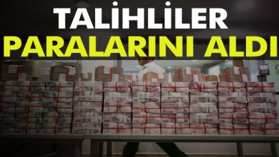 Talihliler paralarını aldı