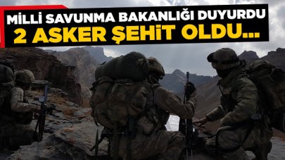 Pençe-3 Harekât Bölgesinden acı haber... 2 asker şehit oldu!