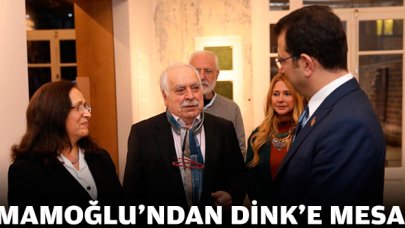 İmamoğlu'ndan Dink'e mesaj