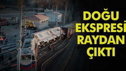 Tren kazası! Doğu Ekspresi raydan çıktı