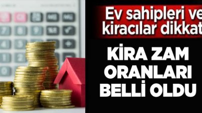 Kira zam oranları belli oldu