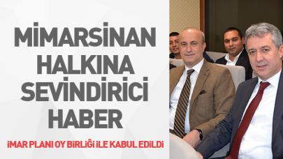 Mimarsinan sakinlerine sevindirici haber