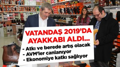 Vatandaş en çok ayakkabı satın aldı