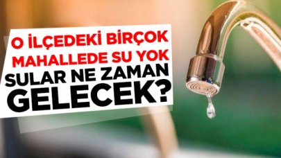 Büyükçekmece'de su kesintisi (8 Ocak Çarşamba)! Sular ne zaman gelecek?