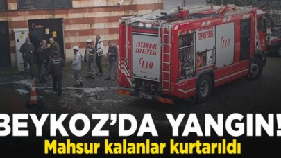 Otopark'ta yangın çıktı