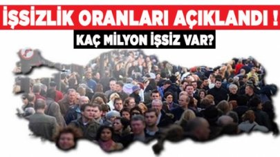 Son dakika! TÜİK açıkladı... İşsizlikte büyük artış!