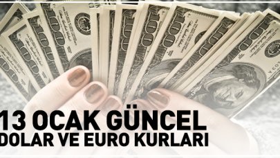 13 Ocak Pazartesi dolar ve euro fiyatları