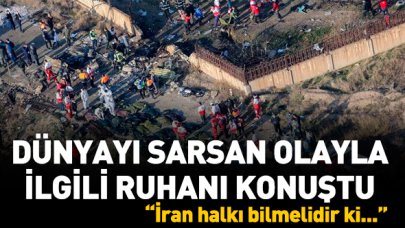 Ruhani'den sert açıklama! Uçak faciasıyla ilgili gözaltılar var