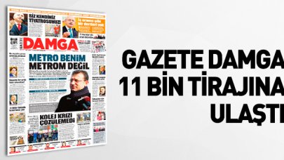 Gazete Damga 11 bin tirajına ulaştı