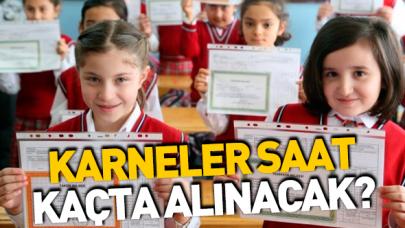 17 Ocak Cuma karne günü okula saat kaçta gidilecek - Karneler kaçıncı derste alınacak