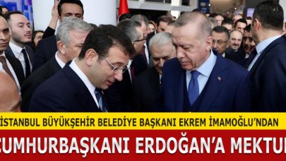 İmamoğlu'ndan Erdoğan'a mektup