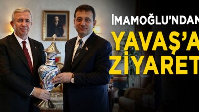 İmamoğlu'ndan Yavaş'a ziyaret