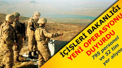 İçişleri Bakanlığı'ndan 'Kapan-4 Mava' operasyonu