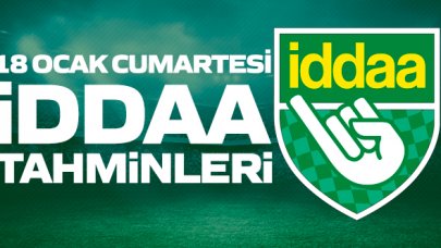 18 Ocak Cumartesi İddaa Tahminleri (Süper Lig maçları)