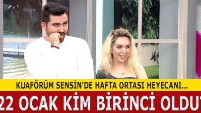 Kuaförüm Sensin 22 Ocak Çarşamba kim birinci oldu? Puan Durumu