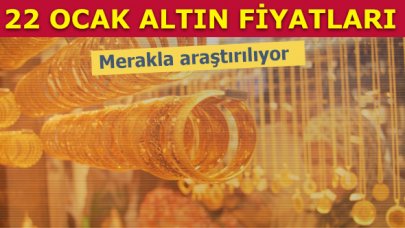 22 Ocak Çarşamba altın fiyatları | Gram, çeyrek ve cumhuriyet altını kaç lira