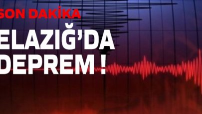 Son dakika! Elazığda korkutan deprem...