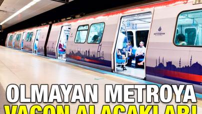 Olmayan metroya vagon alacaklar