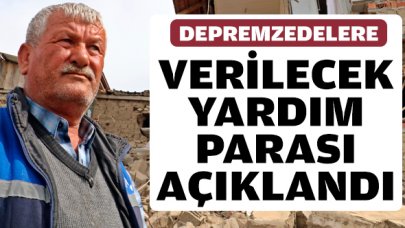 Elazığ depremi depremzedelere yıkılan binalar için kaç lira yardım parası verilecek