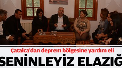 Çatalca'dan yardım eli: Seninleyiz Elazığ