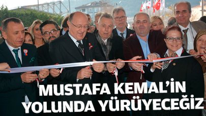 Mustafa Kemal'in yolunda yürüyeceğiz