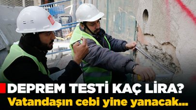 Deprem testi kaç lira? En düşük ve pahalı deprem testi fiyatları