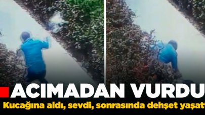 Küçükçekmece'de kediye acımasızca saldırı! Defalarca yere vurdu ve tekmeledi