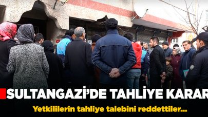 Mühürlenen binalara dönenler tahliye ediliyor