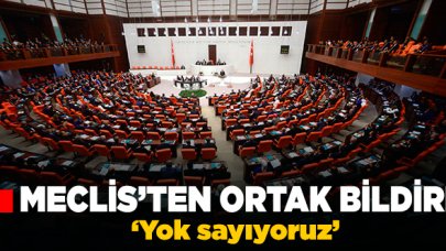 Meclis'ten ortak bildiri: Yok sayıyoruz