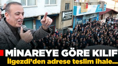 Minareye göre kılıf yapmışlar! Adrese teslim ihale