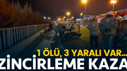 Zeytinburnu'nda zincirleme kaza: 1 ölü, 3 yaralı