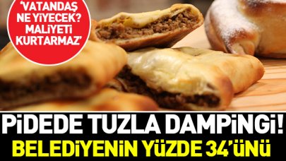 Kıymalı pidede Tuzla dampingi