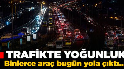 İstanbul'da trafik yoğunluğu